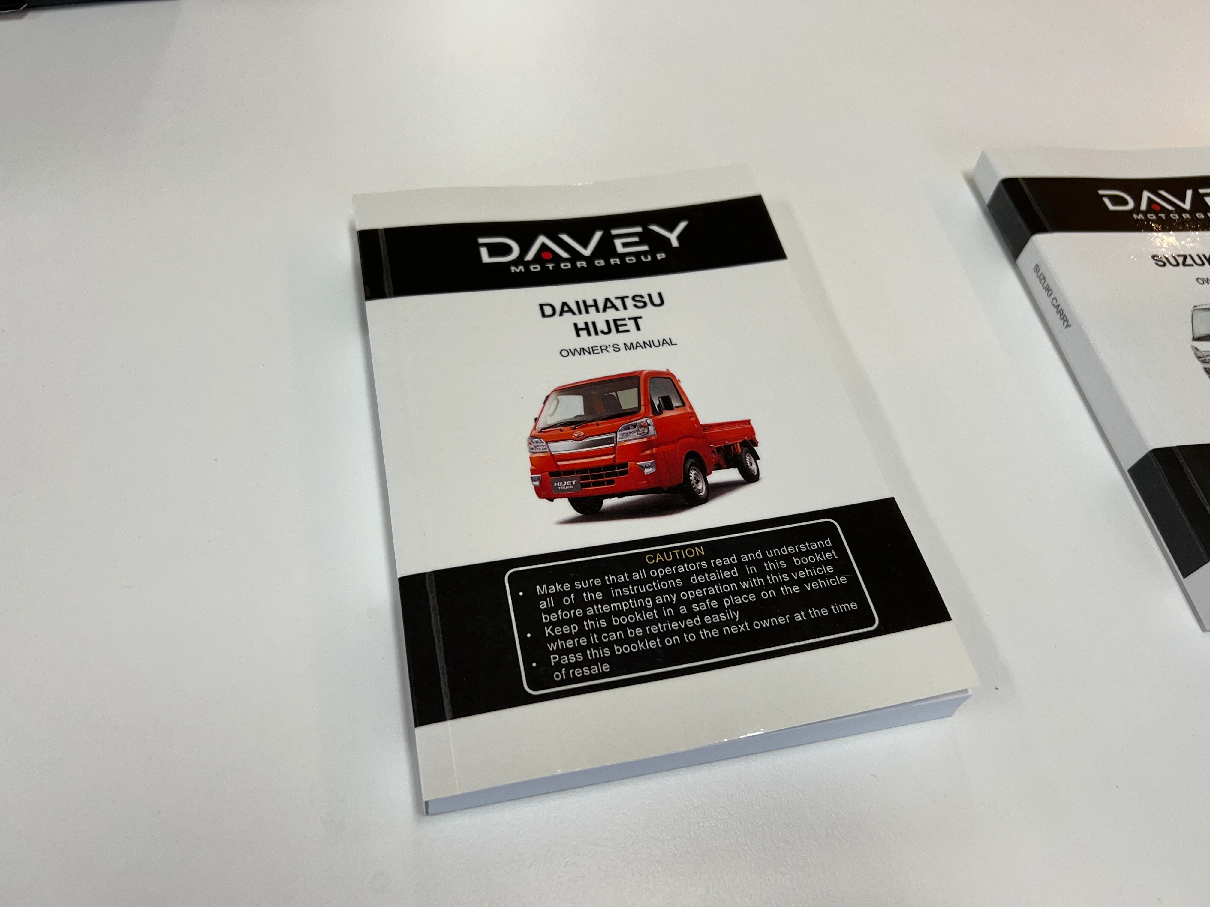 Daihatsu Hijet Owner's Manual - S500 Series
